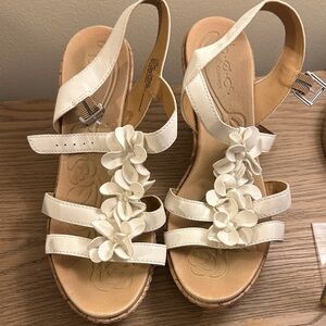 BOC white evita Sandal